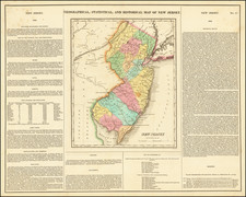 New Jersey Map By Henry Charles Carey  &  Isaac Lea