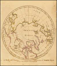 Polar Maps and Canada Map By Mathew Carey