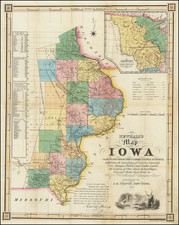 Midwest and Plains Map By John B. Newhall