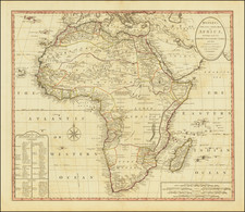 Africa Map By Carington Bowles II  &  Samuel Carver