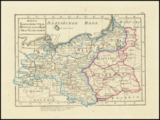 Poland and Norddeutschland Map By Fyodor Poznyakov  &  Konstantin Arsenyev  &  S.K. Frolov