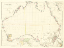 Australia Map By John Arrowsmith