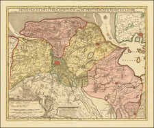 Netherlands Map By Peter Schenk / Nicolaes Visscher II