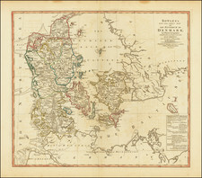 Denmark Map By Carington Bowles  &  Jonathan Carver