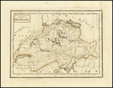 Switzerland Map By Fyodor Poznyakov  &  Konstantin Arsenyev  &  S.K. Frolov