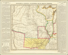 Arkansas, Texas, Midwest, Plains, Missouri, Southwest and Rocky Mountains Map By Henry Charles Carey  &  Isaac Lea