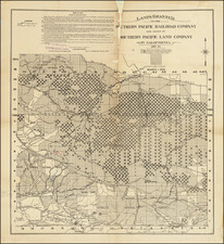 Lands Granted To The Southern Pacific Railroad Company Now Owned By Southern Pacific Land Company In California Sheet 3A . . . 1920 By Southern Pacific Land Company