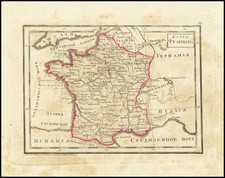 France Map By Fyodor Poznyakov  &  Konstantin Arsenyev  &  S.K. Frolov