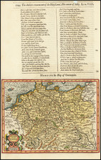 Netherlands, Poland, Baltic Countries and Germany Map By Jodocus Hondius / Samuel Purchas