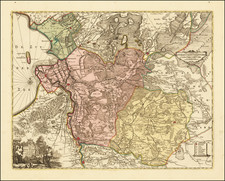 Netherlands Map By Reiner & Joshua Ottens