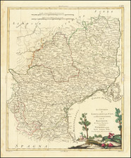 Grand Sud-Ouest and Sud et Alpes Française Map By Antonio Zatta