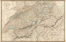 Europe and Switzerland Map By J. Andriveau-Goujon