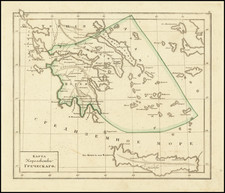 Greece Map By Fyodor Poznyakov  &  Konstantin Arsenyev  &  S.K. Frolov