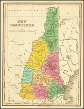 New Hampshire Map By Anthony Finley