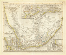 South Africa Map By Joseph Meyer