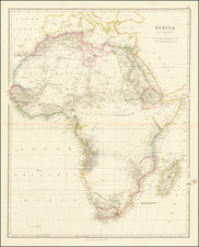 Africa Map By John Arrowsmith