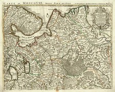 Europe and Russia Map By Johannes Covens  &  Cornelis Mortier