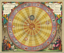 Celestial Maps and Fair Map By Andreas Cellarius