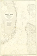 Florida and Bahamas Map By British Admiralty