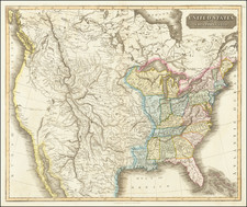 United States Map By John Thomson