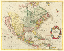 North America Map By Richard William Seale