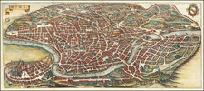 Italy and Rome Map By Matthaeus Merian