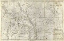 Plains, Rocky Mountains and Canada Map By Samuel Parker