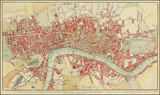 London Map By Alexander Hogg