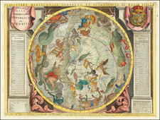 Celestial Maps Map By Vincenzo Maria Coronelli