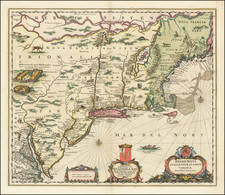 New England, New York State and Mid-Atlantic Map By Jan Jansson