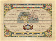 World Map By Abraham Ortelius