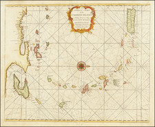 Caribbean Map By William Mount  &  Thomas Page