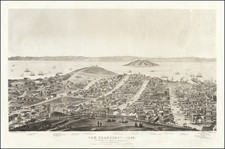 San Francisco & Bay Area Map By Charles   Braddock Gifford