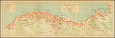 Hong Kong Map By Imperial Japanese Government Railways