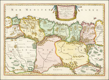 North Africa Map By Nicolas Sanson