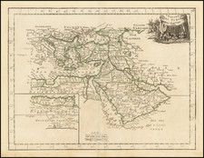 Mediterranean and Middle East Map By Jean-Baptiste Crepy