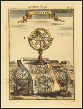 Celestial Maps and Curiosities Map By Alain Manesson Mallet