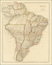 Brazil Map By John Arrowsmith