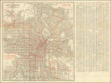 Los Angeles Map By Hill Map Company