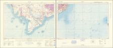 Thailand, Cambodia, Vietnam Map By War Office