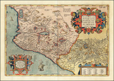 Mexico Map By Abraham Ortelius