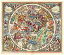 Celestial Maps Map By Andreas Cellarius