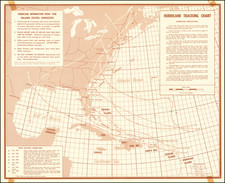 Atlantic Ocean, United States and Caribbean Map By Charles Stump