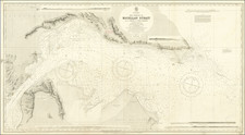 Argentina and Chile Map By British Admiralty