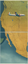 United States, Kansas, Nebraska, Arizona, Colorado, Nevada, Colorado, Montana, Wyoming, Oregon, Washington, Mexico, Pictorial Maps and California Map By Anonymous