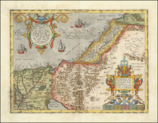 Holy Land Map By Abraham Ortelius