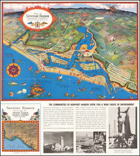 Pictorial Maps and Other California Cities Map By Claude Putnam