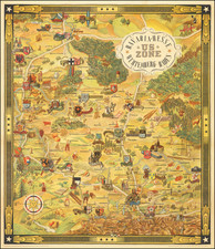 Pictorial Maps and Germany Map By Kurt Desch