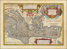 Turkey, Mediterranean, Turkey & Asia Minor and Greece Map By Abraham Ortelius