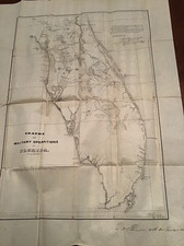 Florida Map By Thomas B. Linnard / Alexander Macomb